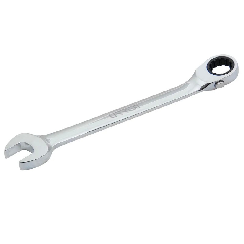 Urrea 1212CMR Llave combinada pulido espejo de matraca spline reversible en pulgadas 3/8" Urrea