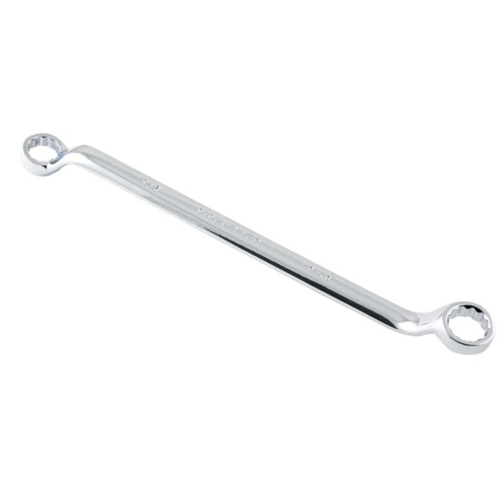 Llave de estrías pulido espejo de 45° en pulgadas, 12 puntas, 1/2" x 9/16" Urrea