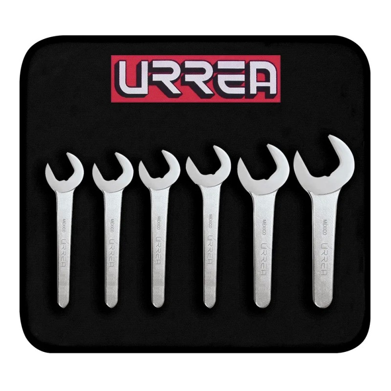 Urrea U3500BM Juego de llaves de servicio satinadas métricas 6 piezas Urrea