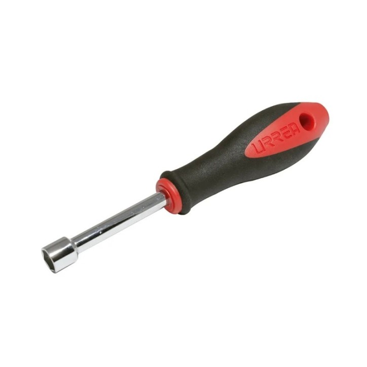 Destornillador con mango bimaterial, de caja métrico 10 mm x 3" Urrea