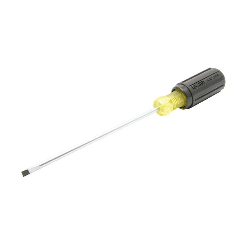Urrea 9431 Destornillador con mango cushion grip punta cabinet barra redonda 3/16" x 3" Urrea