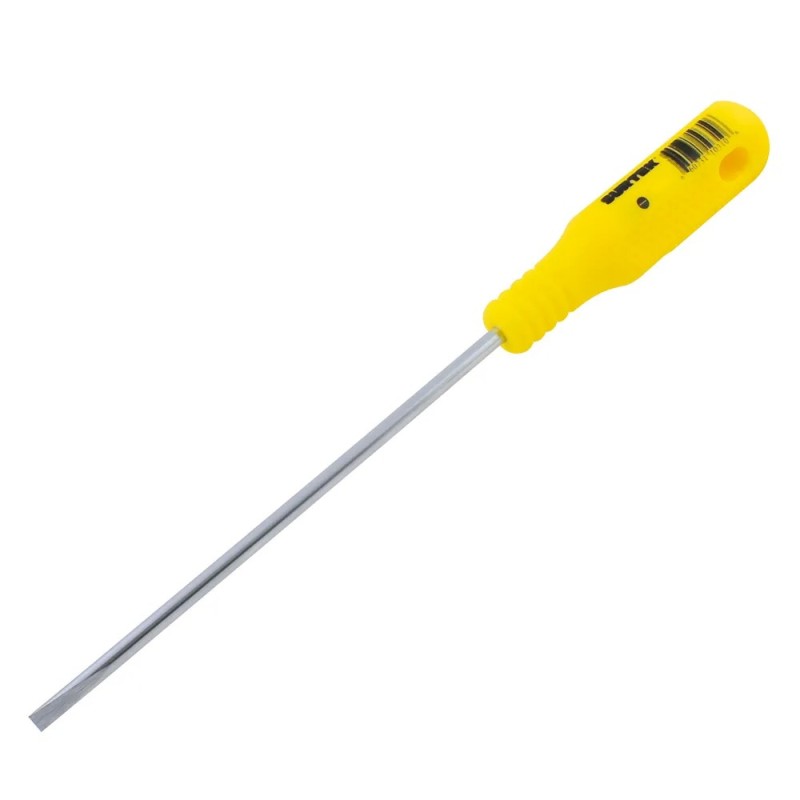 Surtek D421 Destornillador con mango amarillo punta cabinet 1/8" x 3" Surtek