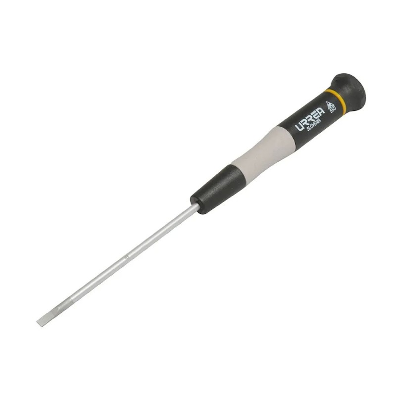 Urrea 9507B Destornillador de precisión ESD anti-estáticos punta plana 13/128" x 2-15/16" Urrea