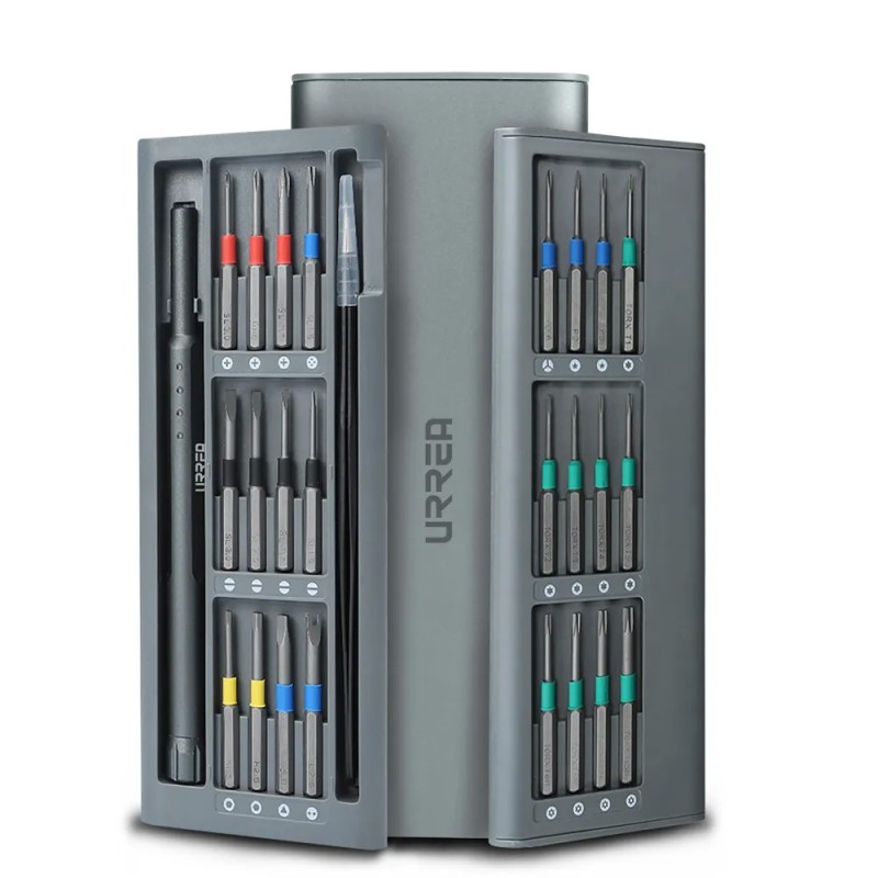 Urrea JDPU26 Juego de destornillador de precisión con puntas intercambiables 26 piezas Urrea