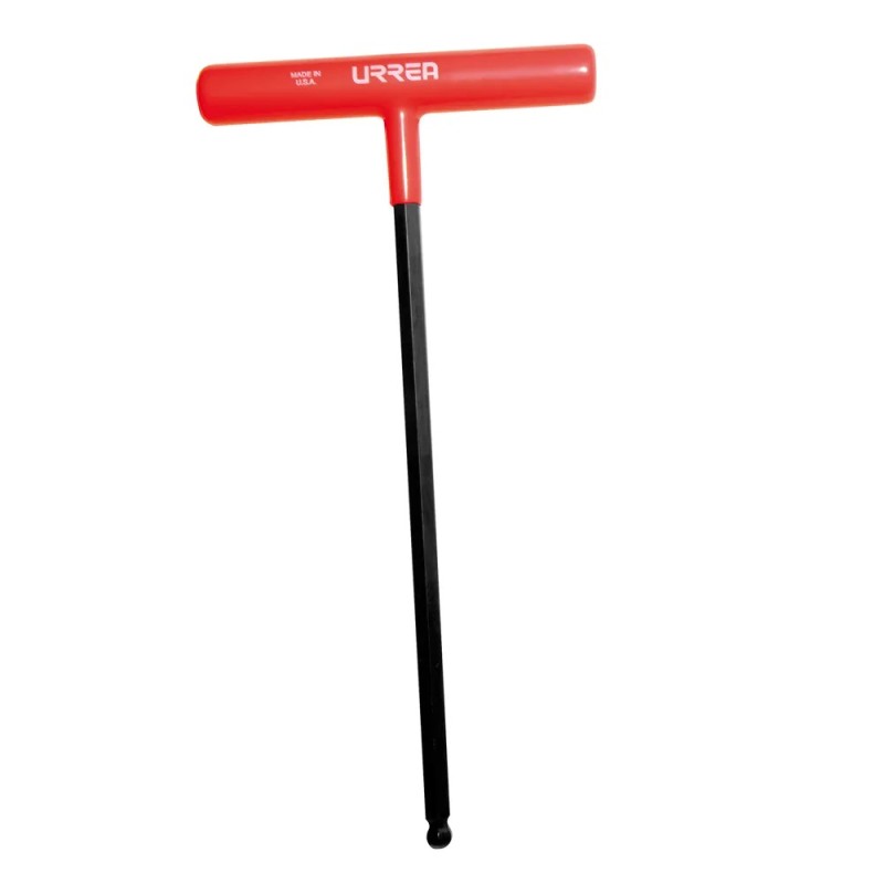Urrea 46420LBGP Llave hexagonal larga tipo "T" punta de bola ergonómica en pulgadas 5/16" Urrea