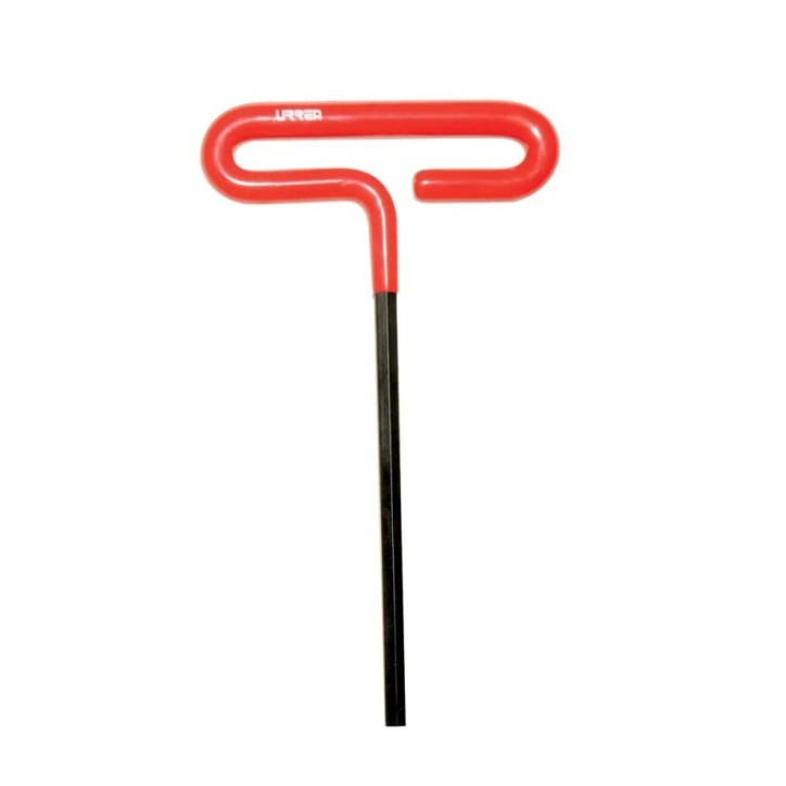 Llave hexagonal corta tipo "T" mango de vinil, en pulgadas, 3/8" Urrea