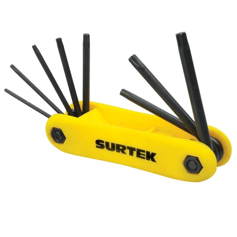 Surtek ALLFTNP8 Juego de llaves torx tipo navaja 8 piezas Surtek