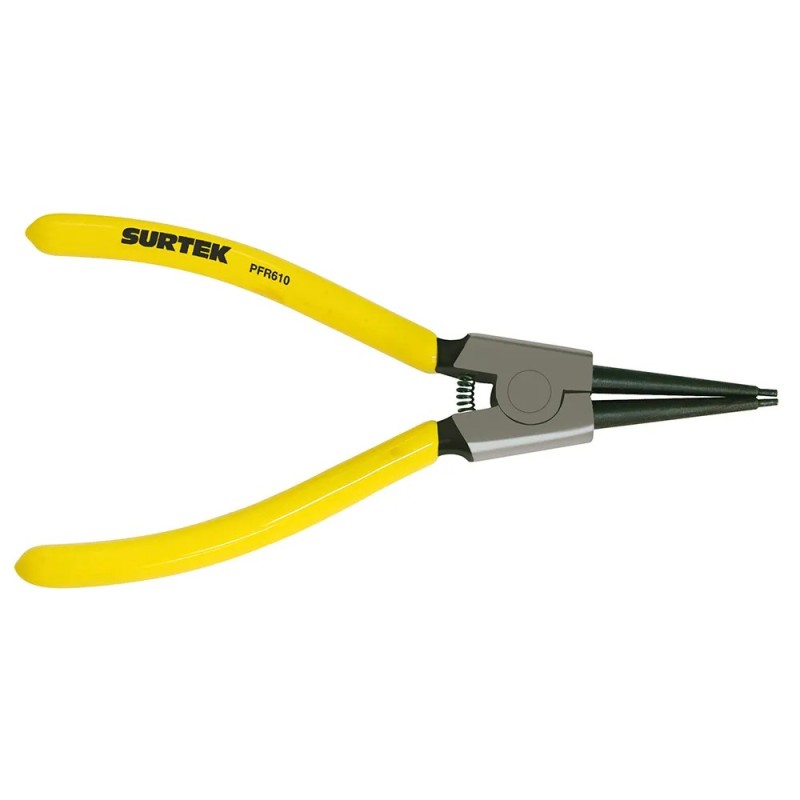 Surtek PFR610 Pinza para anillos de retención fijas con mango tipo externo 1.8 mm ángulo de 0° Surtek