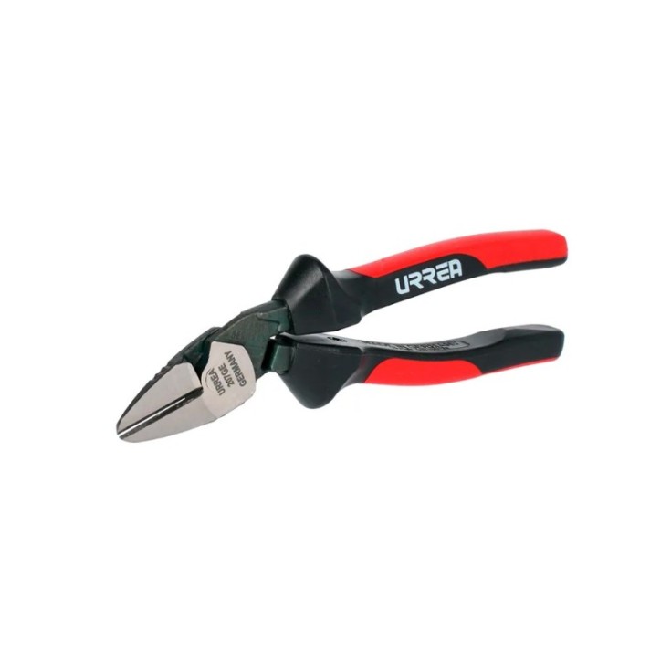 Pinza para electricista con mango bimaterial ergonómica con ángulo de cabeza de 25° de 7" Urrea