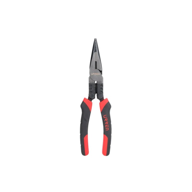 Urrea 2292GCA Pinza para electricista con mango bimaterial palanca compuesta de 8" punta larga Urrea