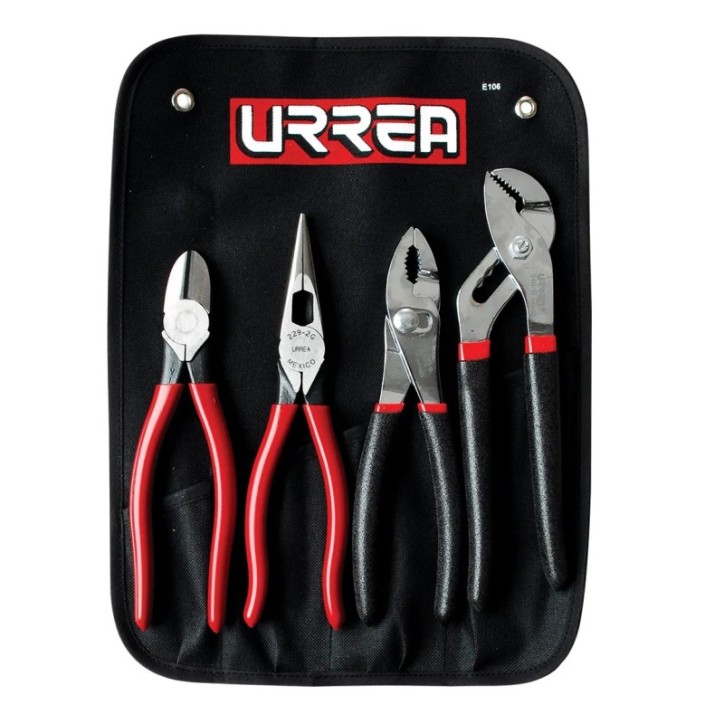 Juego de pinzas combinado, 4 piezas Urrea