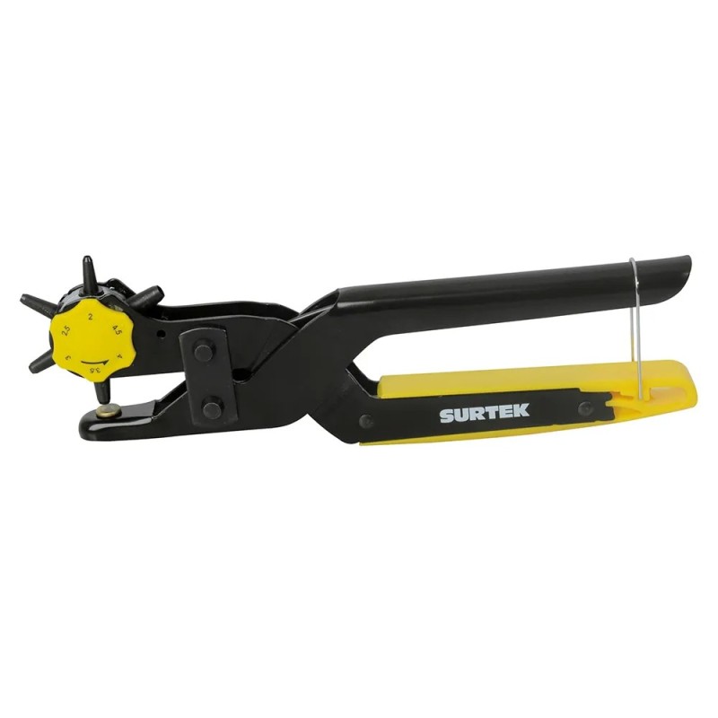 Surtek PS02 Pinza sacabocados tipo revolver con 6 medidas de perforación Surtek