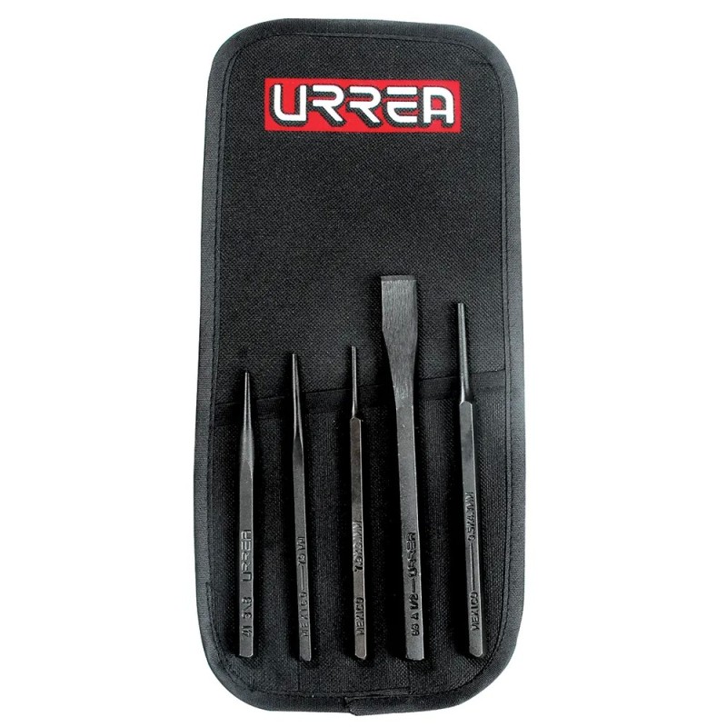 Urrea NO.3 Juego de punzones y cinceles 5 piezas Urrea