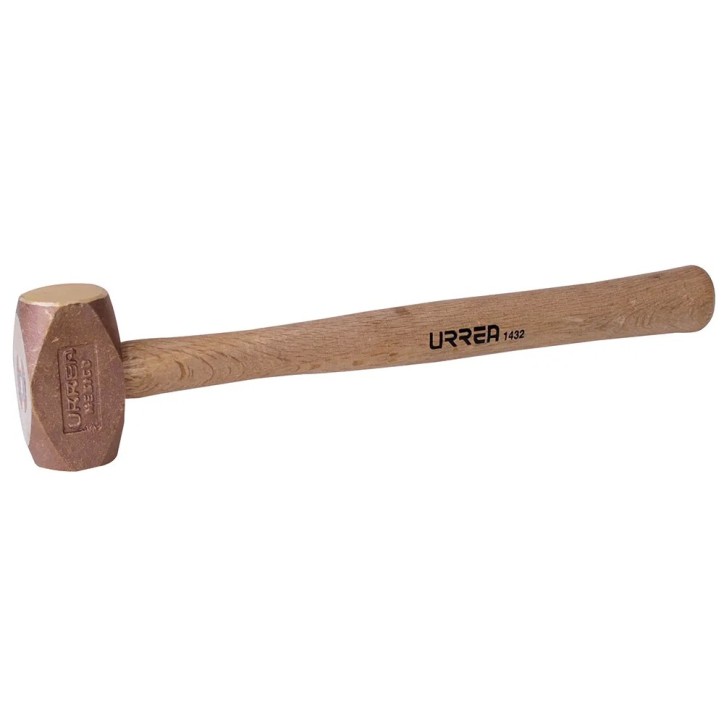 Marro de bronce con mango madera de encino de 18", 3.1 lb Urrea