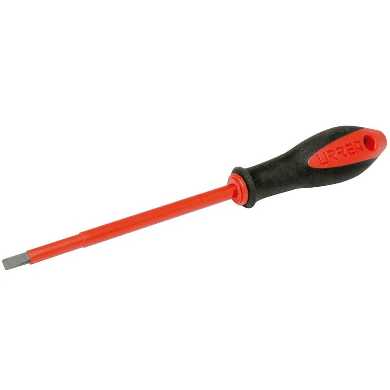 Urrea 9716B Destornillador con mango bimaterial 1000 V punta plana 1/4" x 5-7/8" Urrea